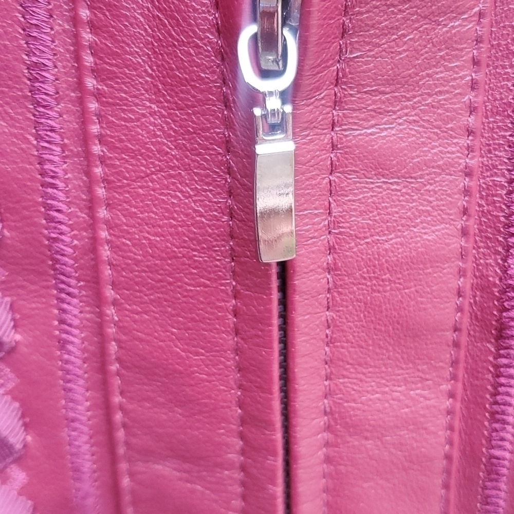 Nygard Leather and Sweater jacket Small zip front - Picture 5 of 7